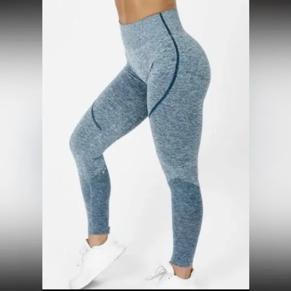ACTA Women's‎ Blue Seamless High Waist Athletics Leggings Small - Image 12