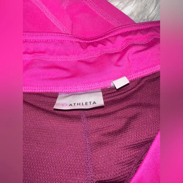Athleta Athletic Skort Size Large – Hot Pink, Built-In Shorts, Zipper Pocket - Image 5