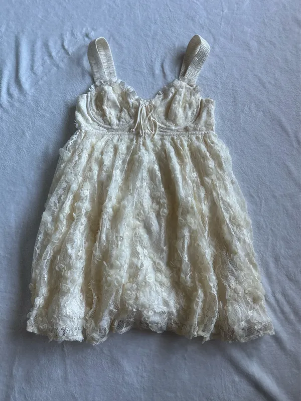 For Love & Lemons Ysabelle Mini Dress - Image 7