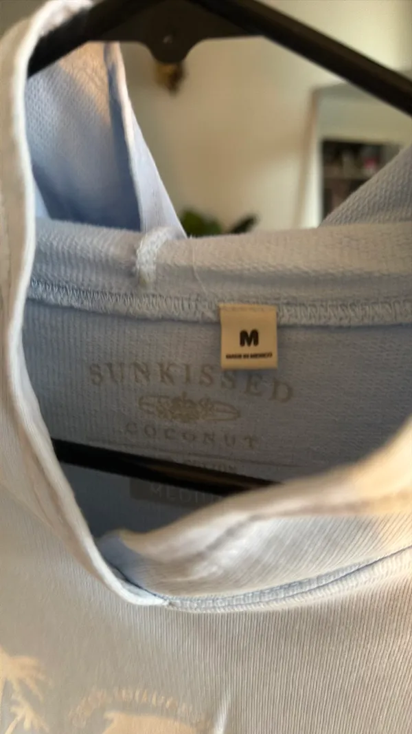 Sunkissed coconut hoodie Blue Size M - Image 3