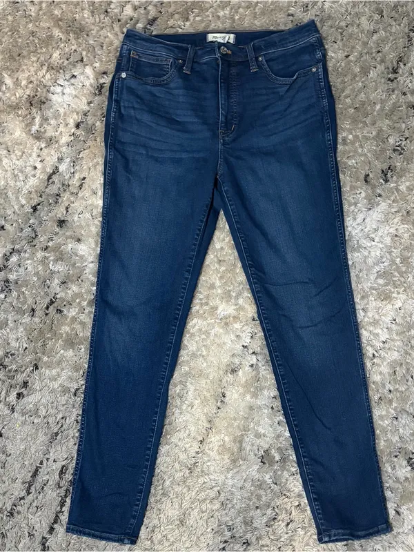 Madewell medium wash Blue High-Rise Skinny Jeans - Women's 30 - Image 6