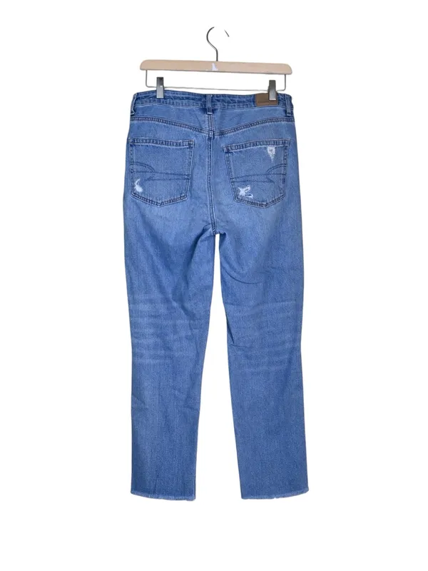 American Eagle Women's 8 Busted Knee Mom Jean - Image 2