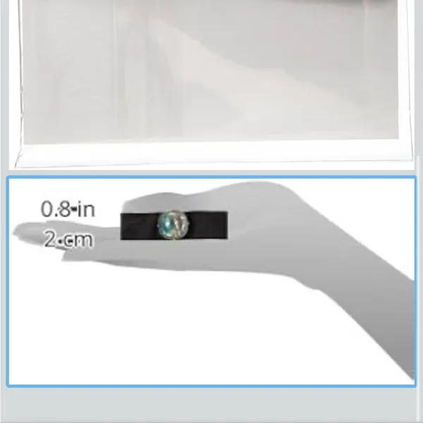 Emi Jay Cream Hair Tie with Gold Detail - Image 4