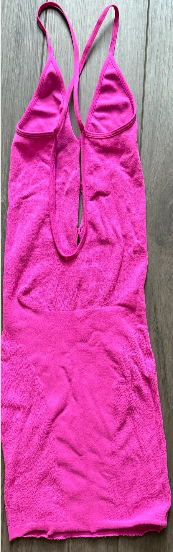 White Fox Boutique Mini Dress Hot Pink - Image 3