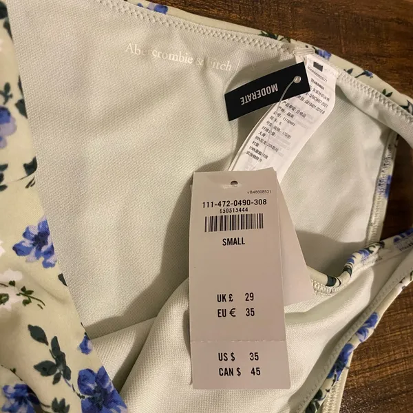 NWT Abercrombie & Fitch Bikini Large Top Small Bottoms - Image 3