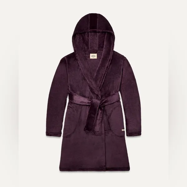 Ugg Miranda Fleece Hooded Robe With Pockets - Image 7