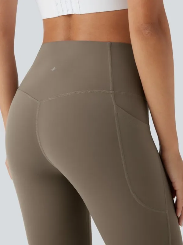 Halara Brown Ultra Sculpt High Waisted 7/8 Leggings NWOT M - Image 8