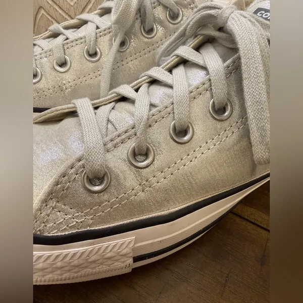 Converse Chuck Taylor All Star Low Top Metallic Shimmer Sneakers size 9 - Image 7
