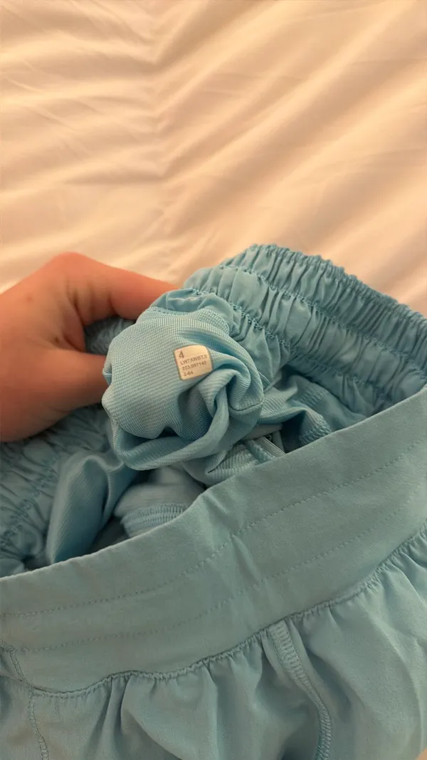 Blue Lululemon Shorts Hotty Hot - Image 2