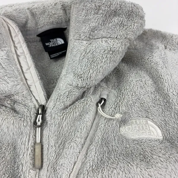 The North Face Fleece Osito Jacket Womens Large Gray Full Zip - Image 4