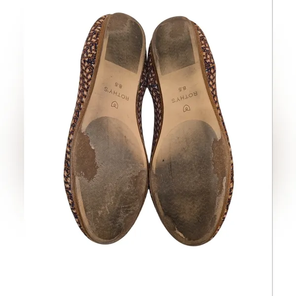 Rothy's The Loafer Walnut Tweed Merino Limited Edition shoes 8.5 - Image 5