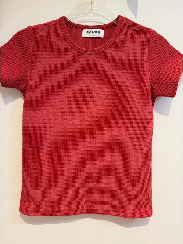 PARKE Holiday Waffle T-Shirt & Pants Set – Small – Special Edition – NWOT - Image 3