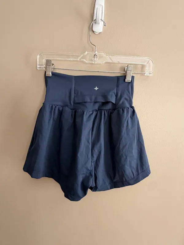 Halara S Athletic Navy Shorts High Waistband - Size Small - Image 2