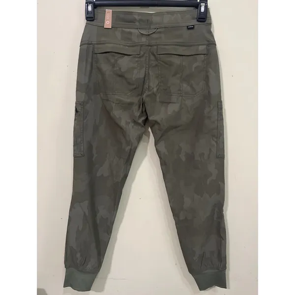 PrAna Halle Jogger II Sage Camouflage Women’s 0 Regular Hybrid Cargo Pants - Image 4