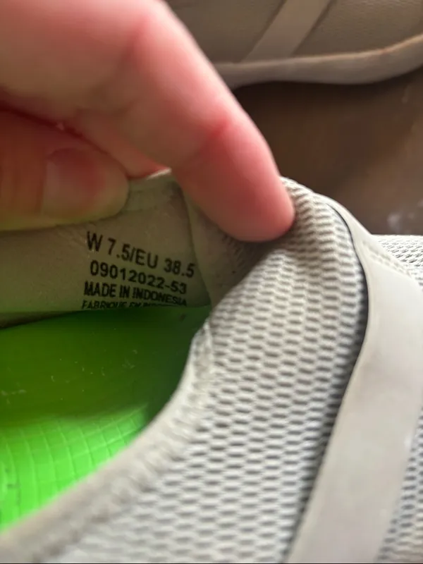 OOFOS Women's oomg eezz recovery slide ons in Gray with Lime Accents - Image 3