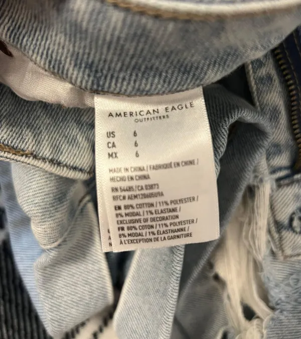 Mom High Rise Jean Shorts - Image 5