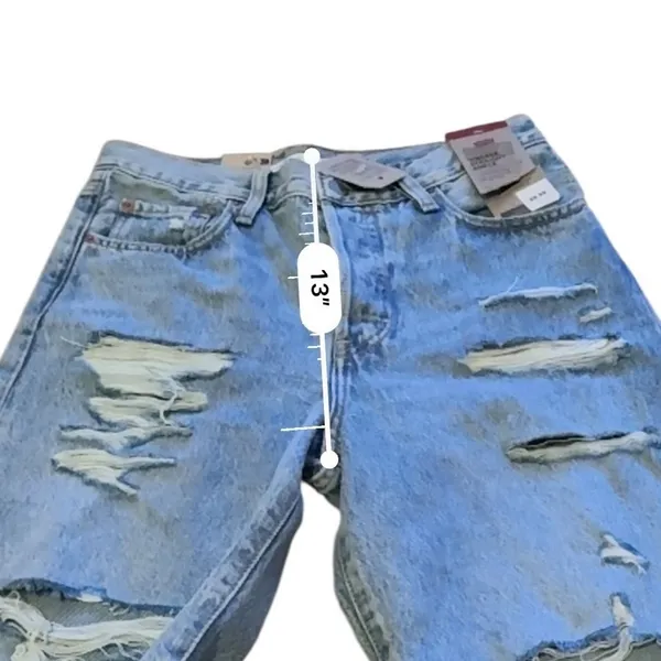 Levis NWT Ribcage Straight Ankle Jeans‎ Women's 28x27 High Rise Distressed - Image 8