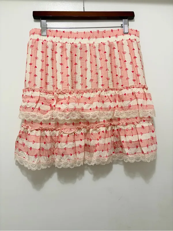 Bridgerton Tiered Mini Skirt Large‎ NWT - Image 6