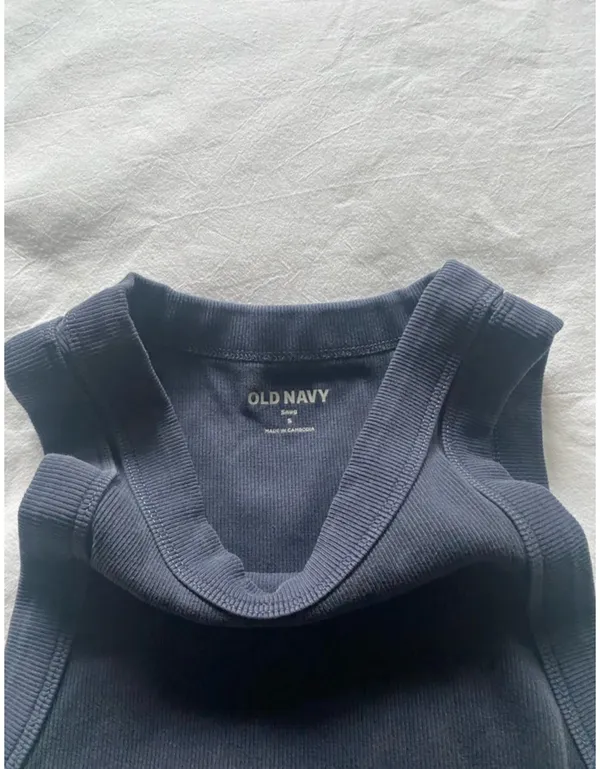 Old Navy Snug Blue Tank Navy - Image 2