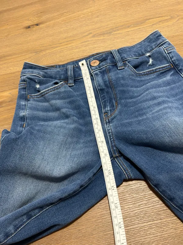 American Eagle Size 4 long hi rise jegging skinny jeans - Image 11