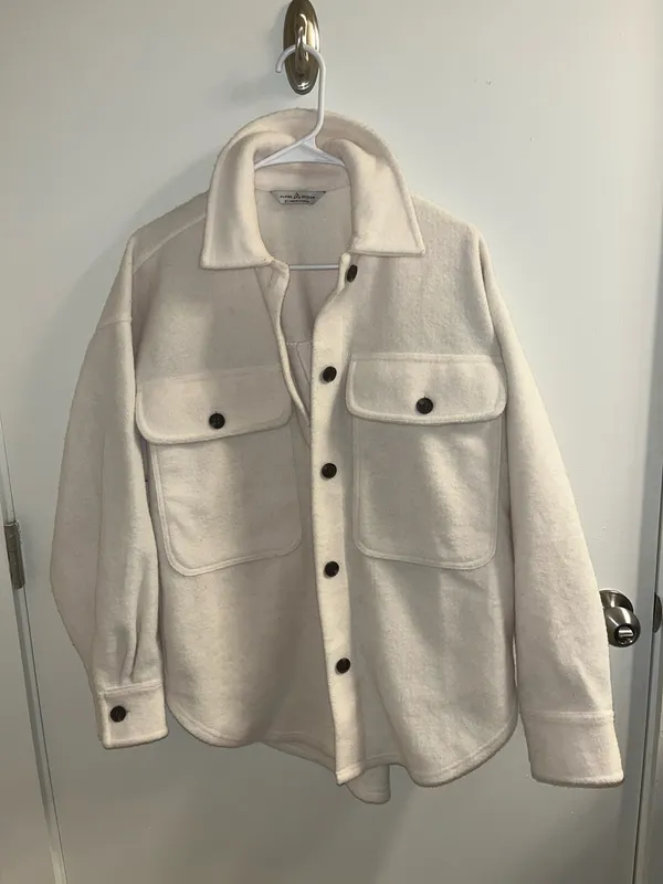 Alpine Design Fleece White Jacket - Image 2