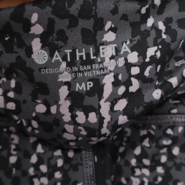 Athleta Leggings Womens MP Salutation Stash Grey Lavender Abstract Print - Image 3