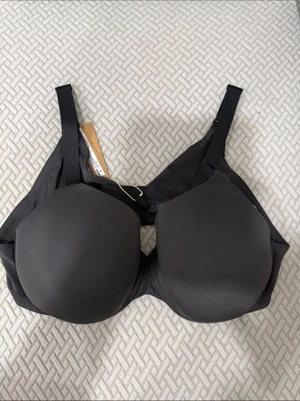 SKIMS Smoothing Intimates Full Coverage Lightly Lined Bra Onyx 40C - Image 4