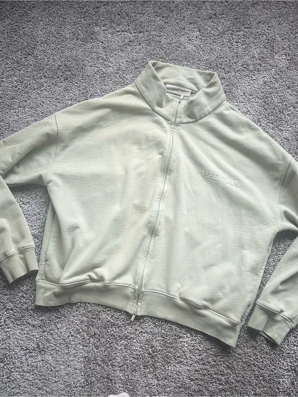 ESSENTIALS Women's Sage Green Zip - Image 2