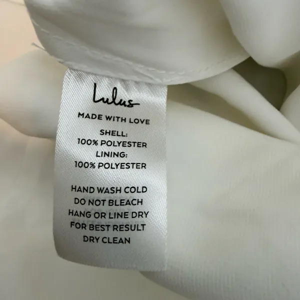 Lulu's Elegant White V-Neck Midi Slip Dress - Image 6