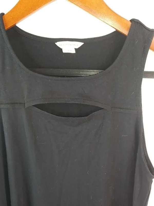 Aeropostale XS Goth Black Sleeveless T-Shirt Dress - Image 4