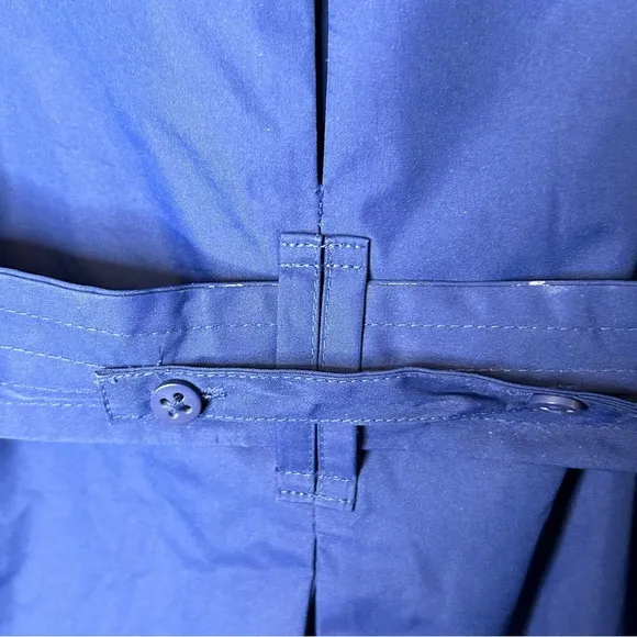 London Fog‎ Blue Belted Jacket Size S - Image 11