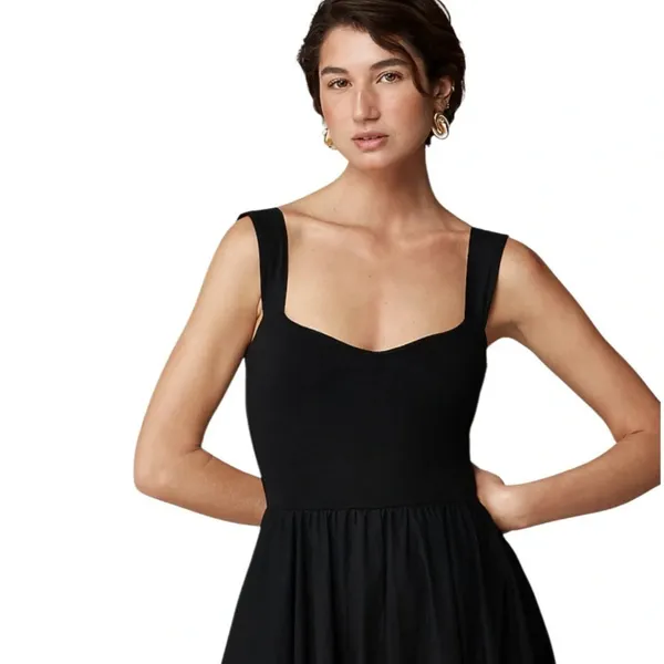 J.Crew Sweetheart tank dress with poplin skirt Size Small NWT - Image 3
