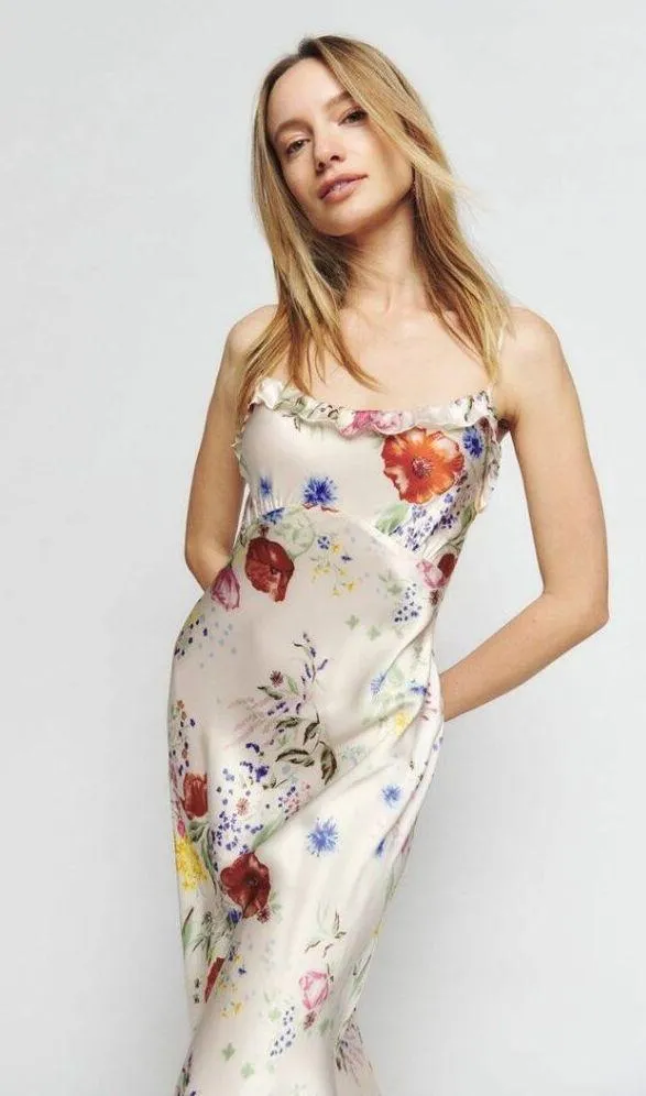 💕REFORMATION💕 Aribella Dress ~ Etude Floral Print Medium M NWT - Image 5