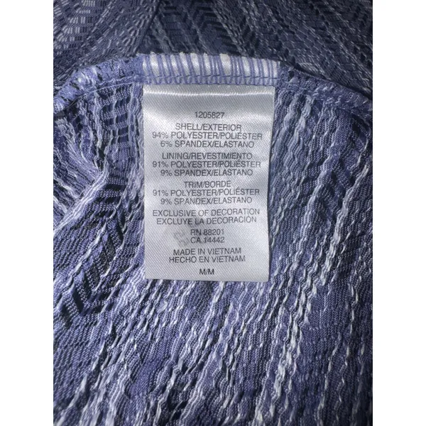 MPG Mondetta Performance Gear Blue Space Dye Racerback‎ Active Dress Medium - Image 2
