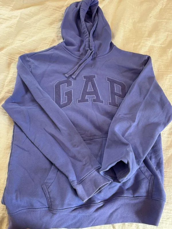 Gap Women’s Hoodie Purple Small - Image 2