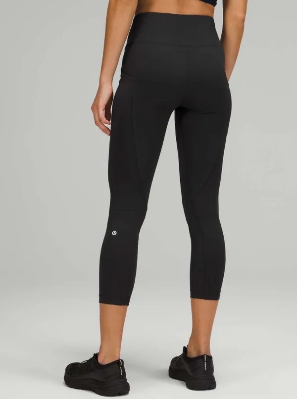 Lululemon All the Right Places High- Rise Crop 23" Black 6 - Image 5