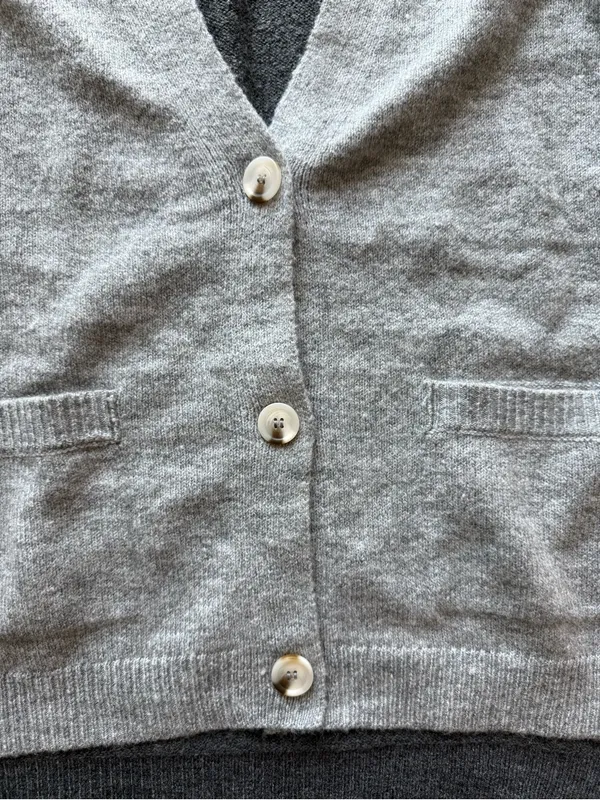 BB Dakota/Steve Madden Women's Gray Cardigan Sweater - size S - Image 3