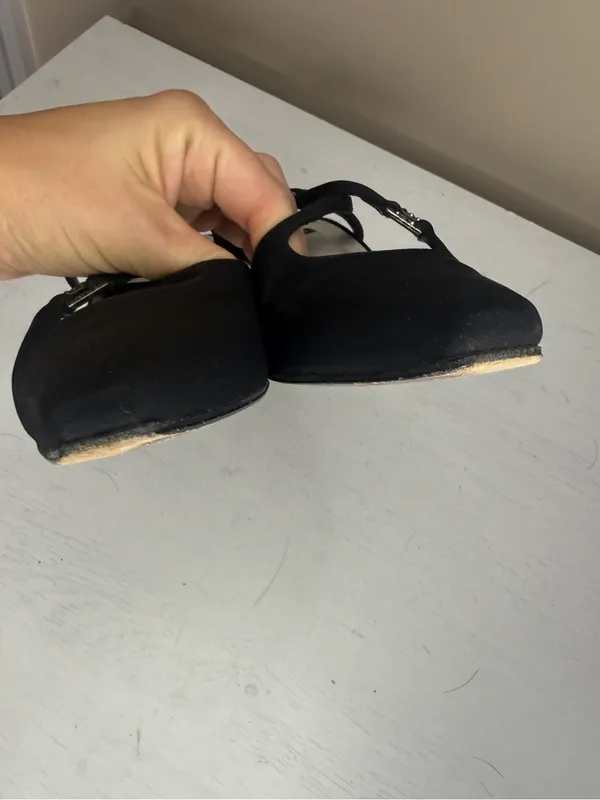 Vintage Stuart Weitzman Slingback Kitten Heels Shoes Sz 7.5 - Image 14
