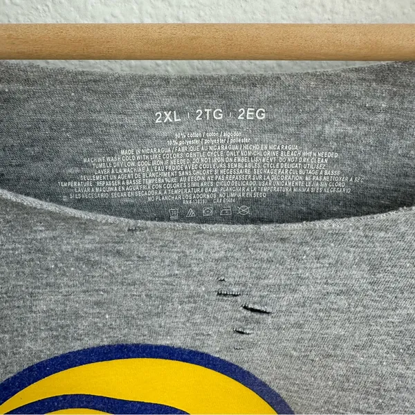 Fanatics Los Angeles Rams off the shoulder T-Shirt - Image 2