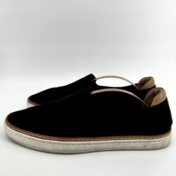 UGG Sammy Knit Sneakers Slip On Hyper Weave Poron Insole Black 8.5 - Image 4
