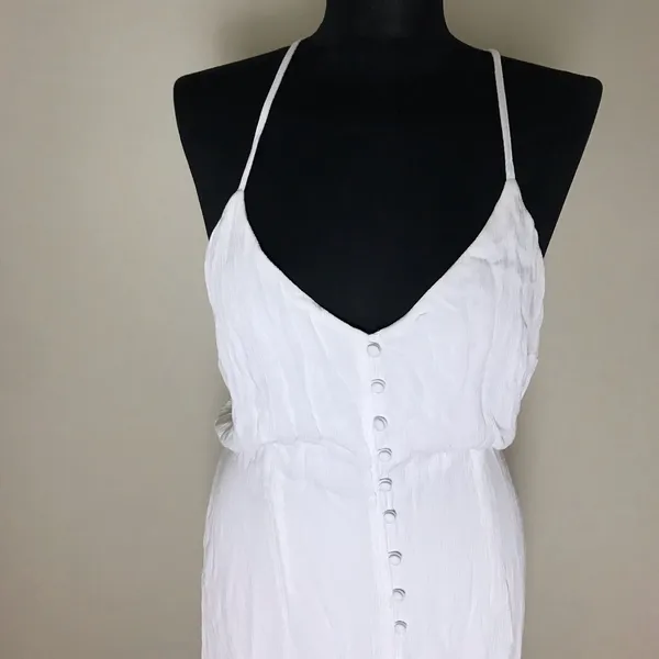 Abercrombie & Fitch White Strappy Maxi Dress NWT - Image 3