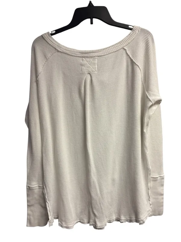 We The Free “Free People” Waffle Knit Thermal Long Sleeve Top Size Medium - Image 6