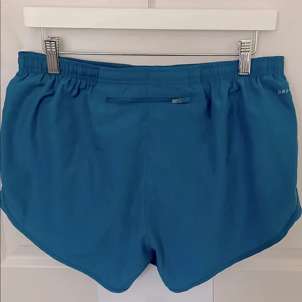 Nike Women's Teal Running Shorts Large - Image 5