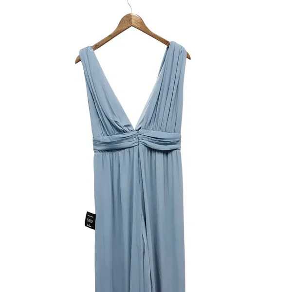 Lulus Divine Muse Slate Blue Wide-Leg Jumpsuit size Medium NWT - Image 6