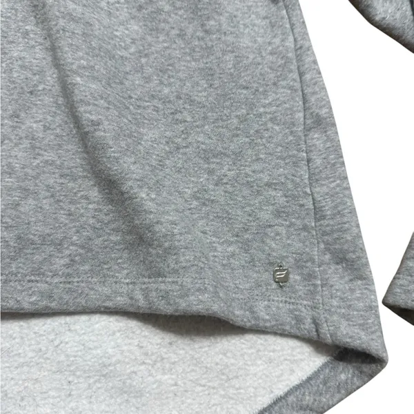 Fabletics Light Gray Women's Hoodie Hi‎ Low Hem Sz M - Image 6