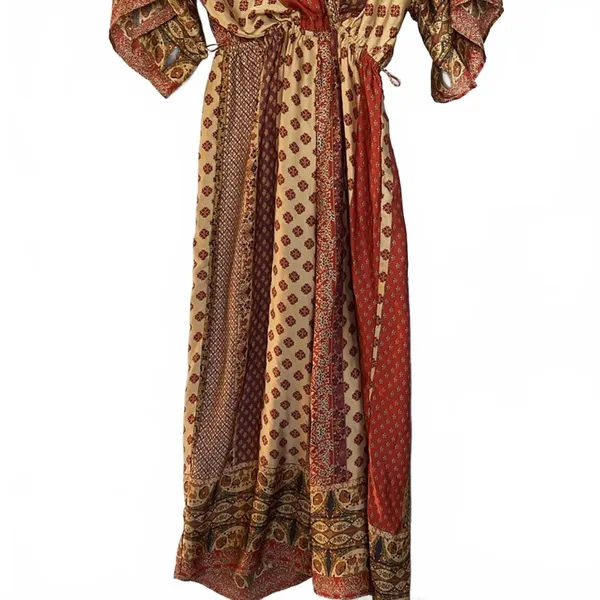 dress forum small jumper boho print Small Nwt boutique - Image 3