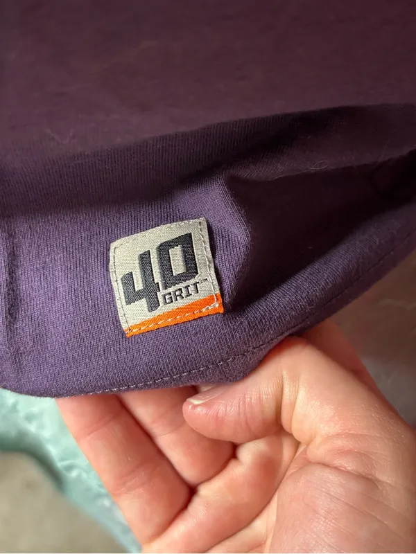 Duluth Trading Co Women's Short-Sleeve Pocket Tee - Deep Purple - Image 3