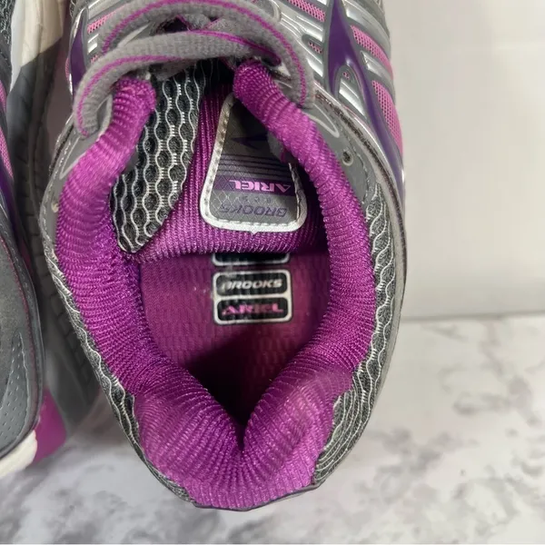 Brooks Ariel 14 Women's Shoe Purple and Silver Size 6 #958 - Image 8