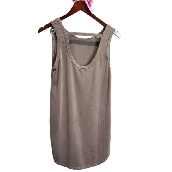‎Sen Sleeveless Boat Neck Blouse Size 1 Brown - Image 2