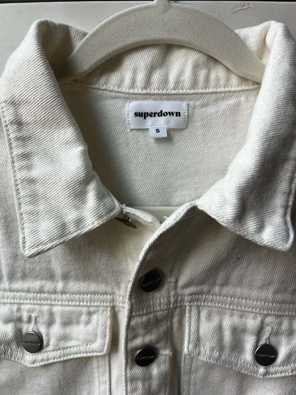 superdown Dress White Mini - Image 3